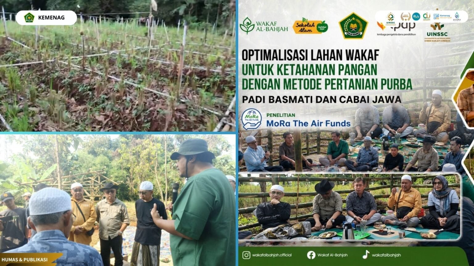 Kolaborasi UIN Siber Syekh Nurjati Cirebon dan Ponpes Al-Bahjah Hadirkan Inovasi Pertanian Purba Berbasis Syariah dan Smart Farming